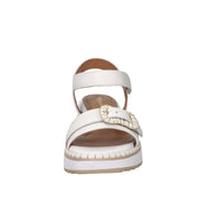 Tamaris Damen Sandale mit Keilabsatz 1-28223-46 Weiß