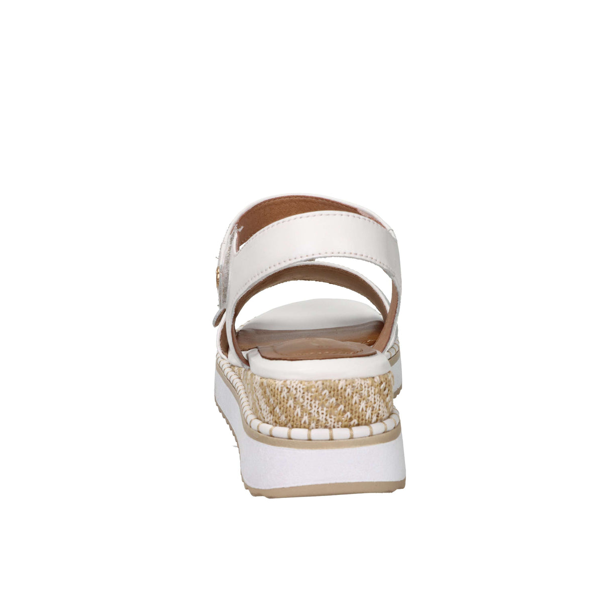 Tamaris Damen Sandale mit Keilabsatz 1-28223-46 Weiß