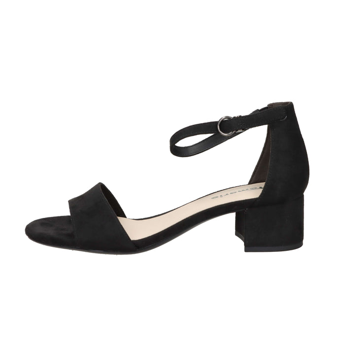 Tamaris Donna Sandalo con tacco 1-28201-42 Nero