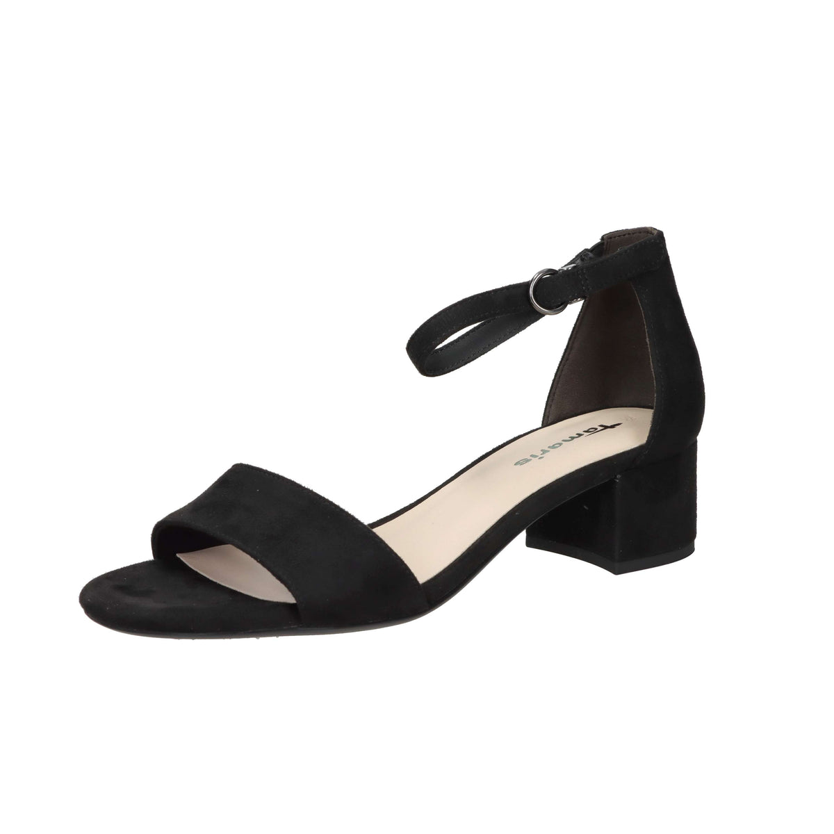 Tamaris Damen Sandale mit Absatz 1-28201-42 Schwarz