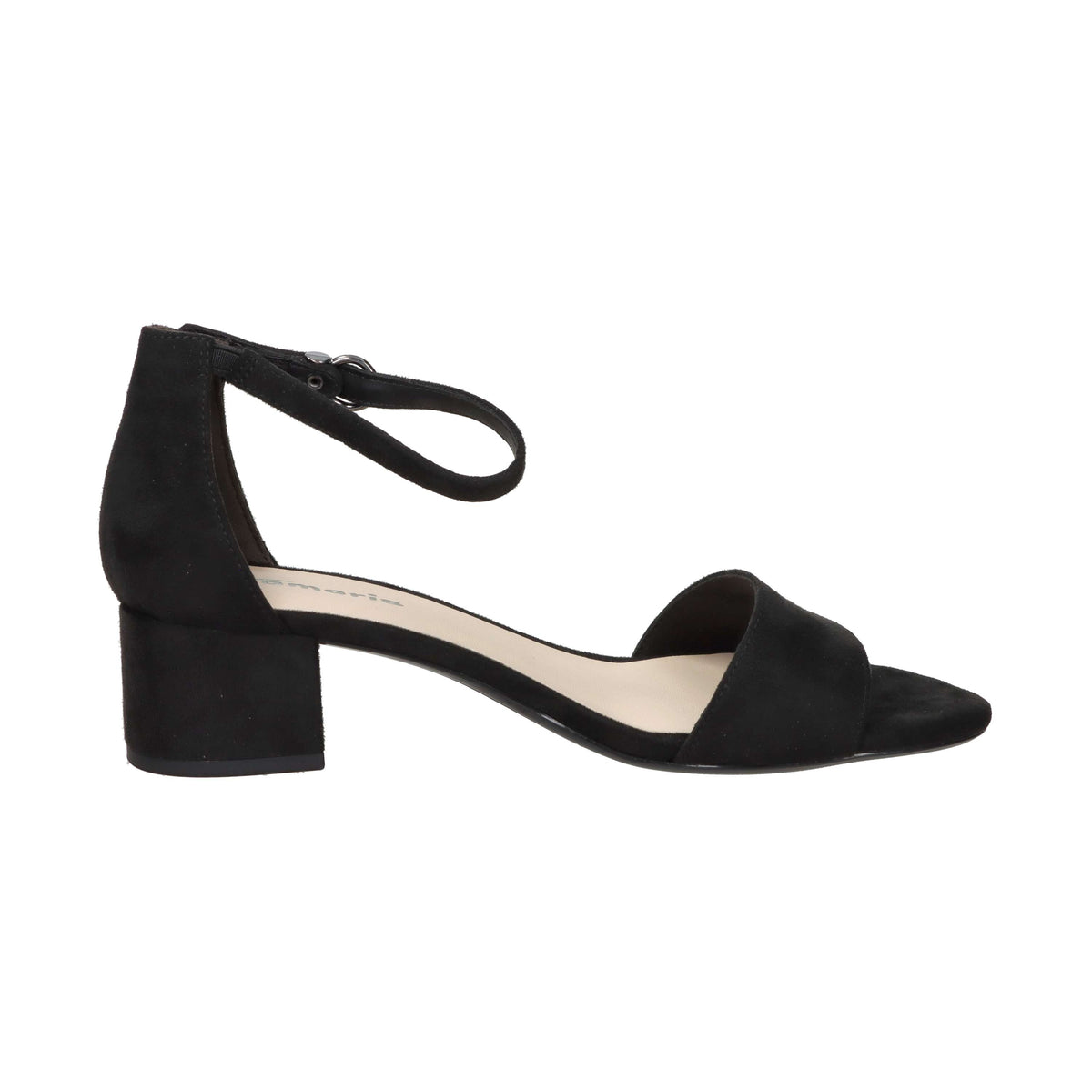 Tamaris Damen Sandale mit Absatz 1-28201-42 Schwarz