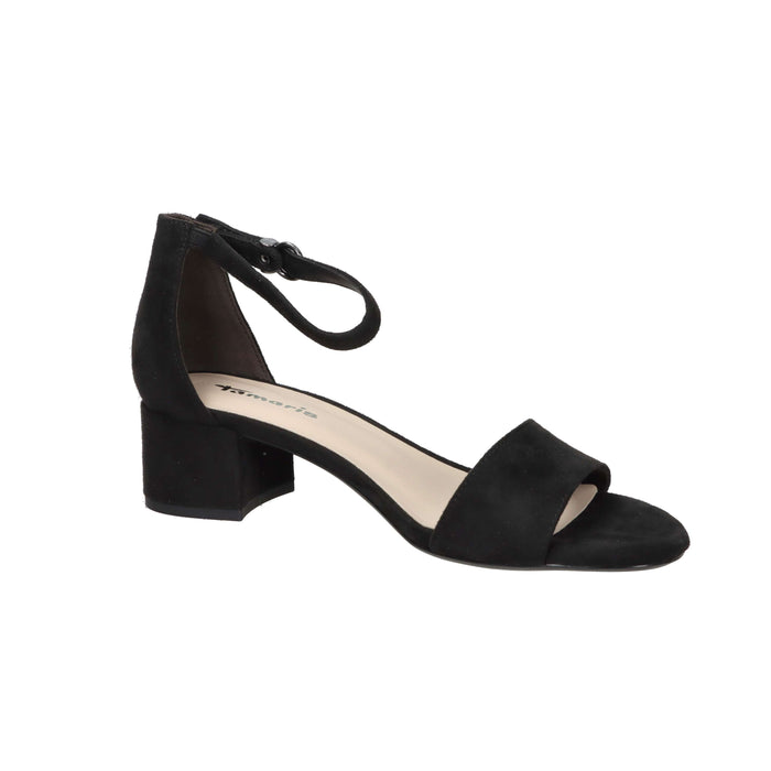 Tamaris Donna Sandalo con tacco 1-28201-42 Nero