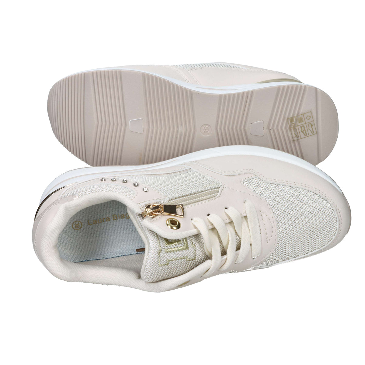 Laura Biagiotti Women’s Sneakers 9656 Beige