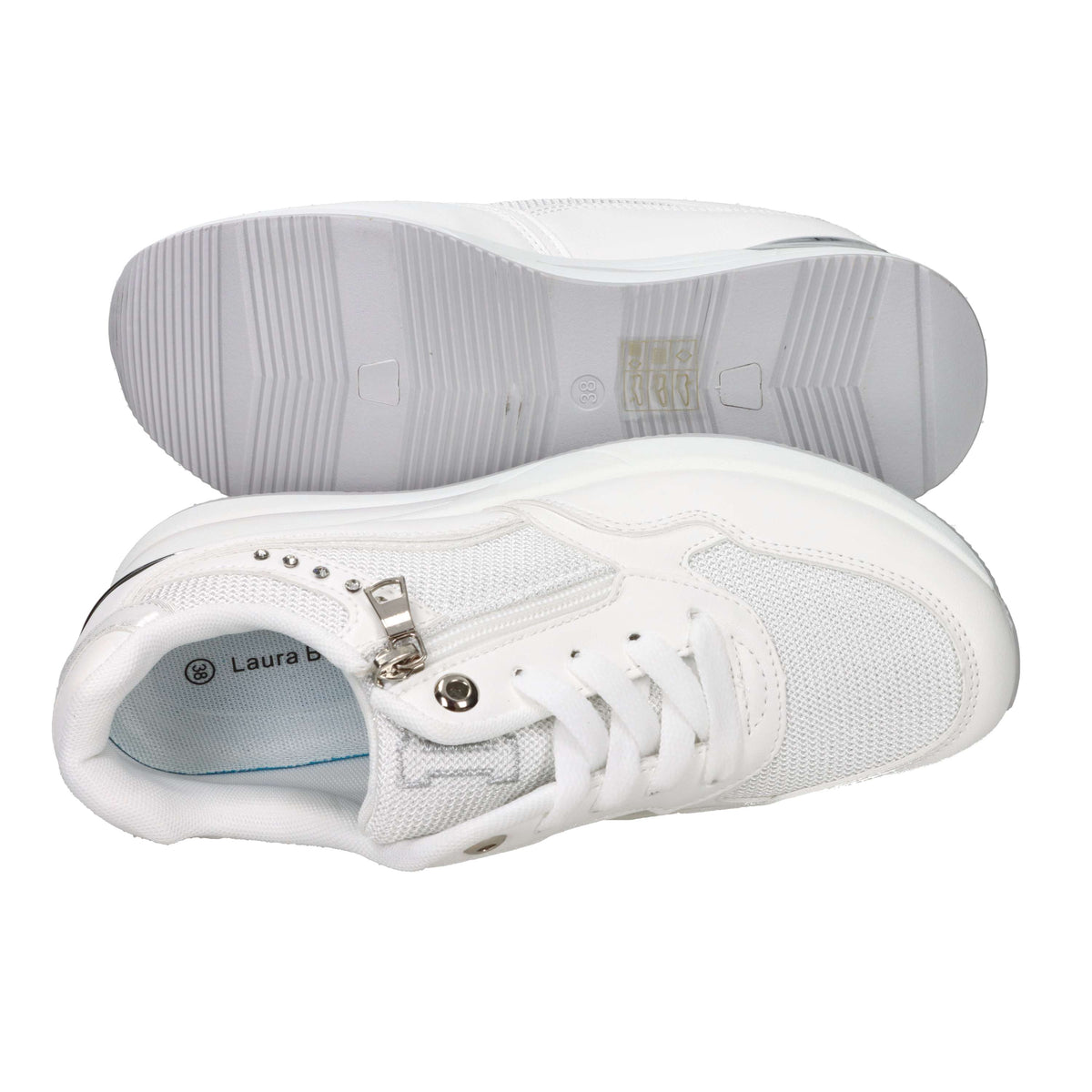 Laura Biagiotti Women’s Sneakers 9656 White
