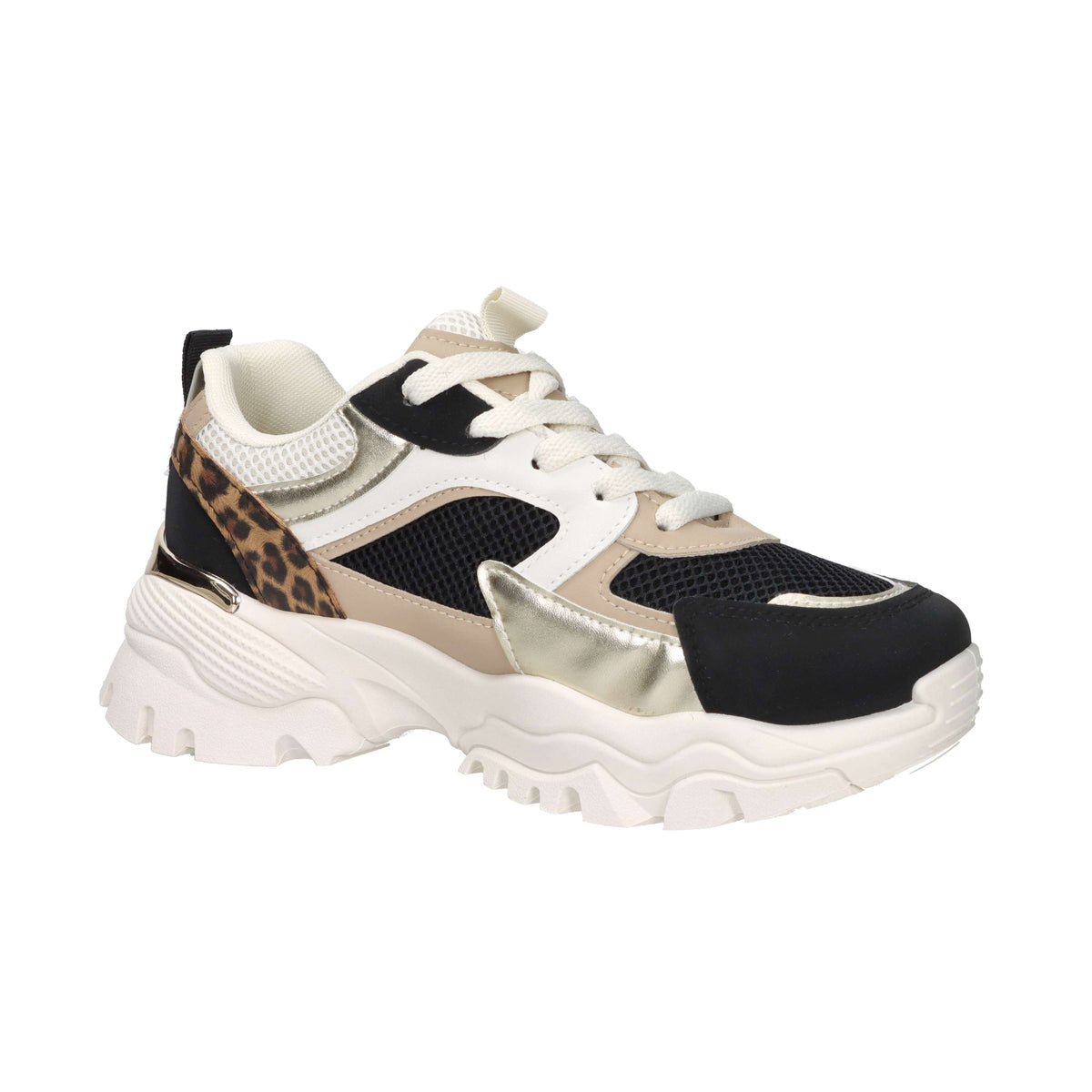 Laura Biagiotti Femme Sneakers 9654 Noir/Beige