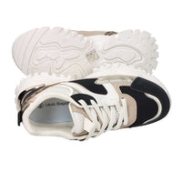 Laura Biagiotti Femme Sneakers 9654 Noir/Beige