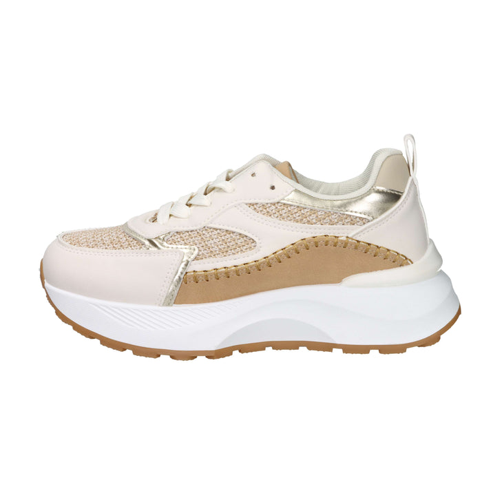 Laura Biagiotti Donna Sneakers 9645 Beige/Cuoio