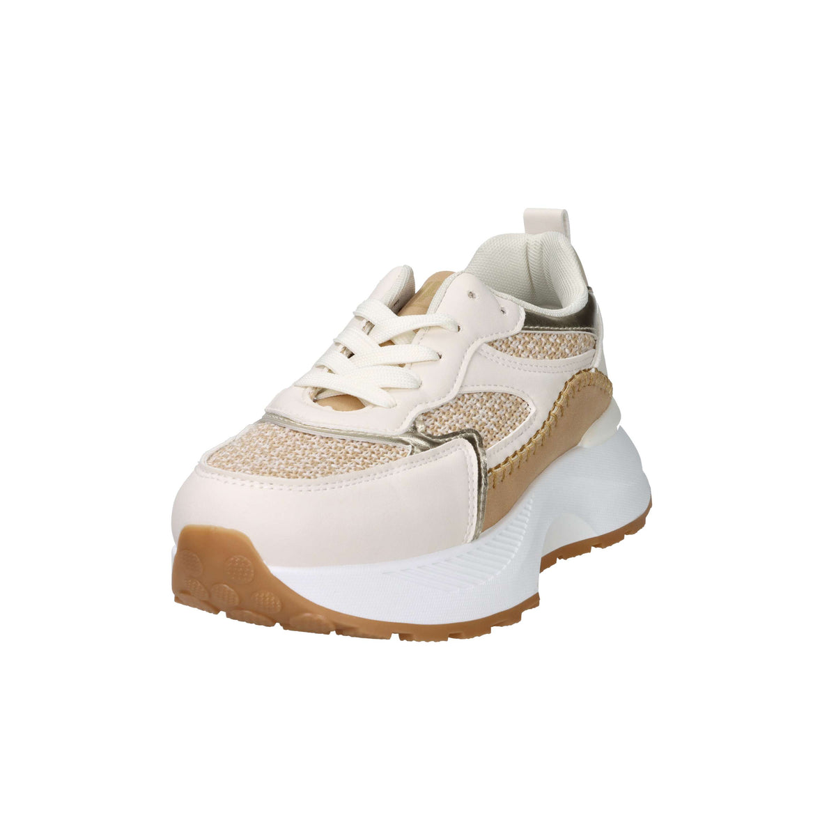 Laura Biagiotti Women Sneakers 9645 Beige/Leather
