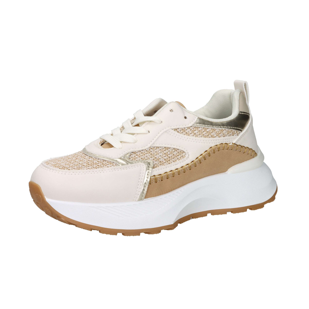 Laura Biagiotti Women Sneakers 9645 Beige/Leather