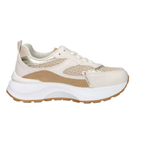 Laura Biagiotti Women Sneakers 9645 Beige/Leather