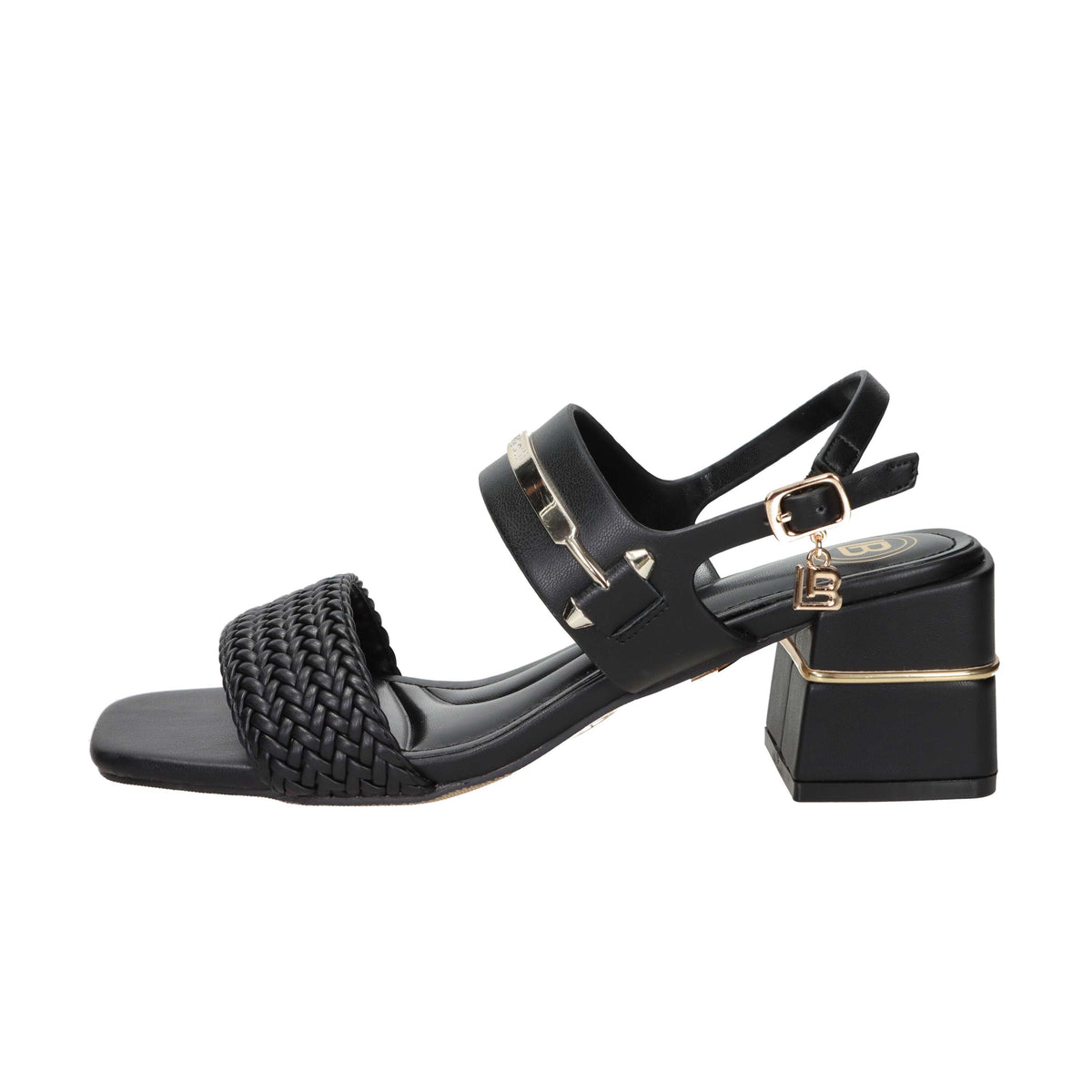 Laura Biagiotti Damen Sandale mit Absatz 9745 Schwarz