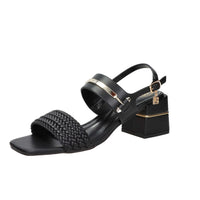 Laura Biagiotti Damen Sandale mit Absatz 9745 Schwarz