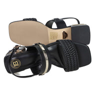Laura Biagiotti Damen Sandale mit Absatz 9745 Schwarz