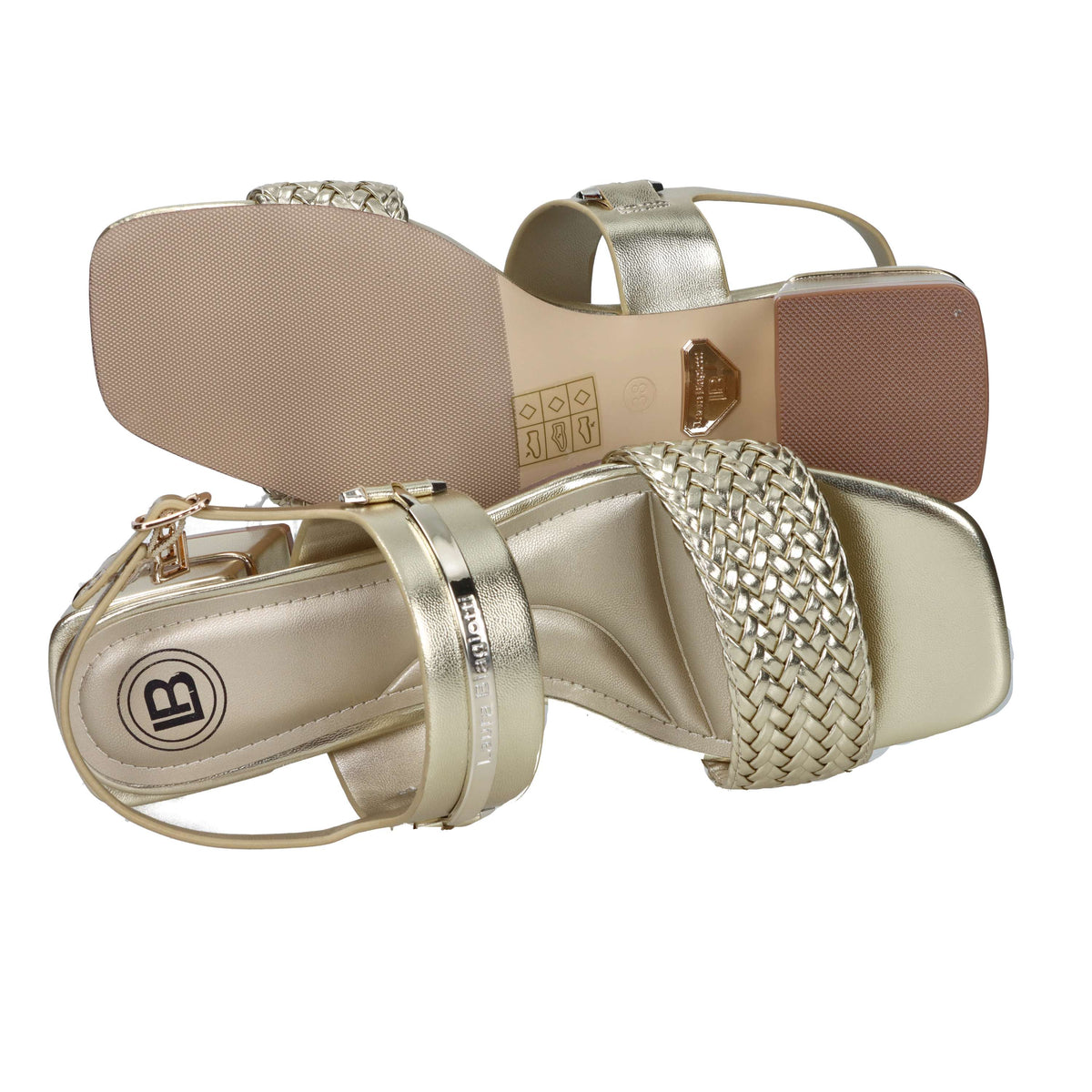 Laura Biagiotti Donna Sandalo con tacco 9745 Oro