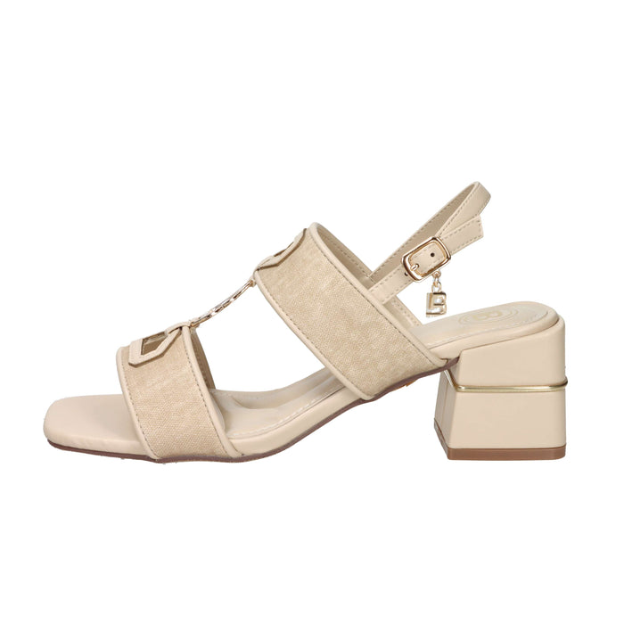 Laura Biagiotti Donna Sandalo con tacco 9746 Beige