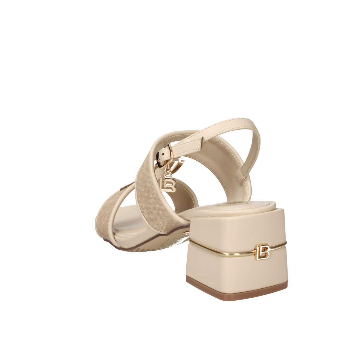 Laura Biagiotti Damen Sandale mit Absatz 9746 Beige