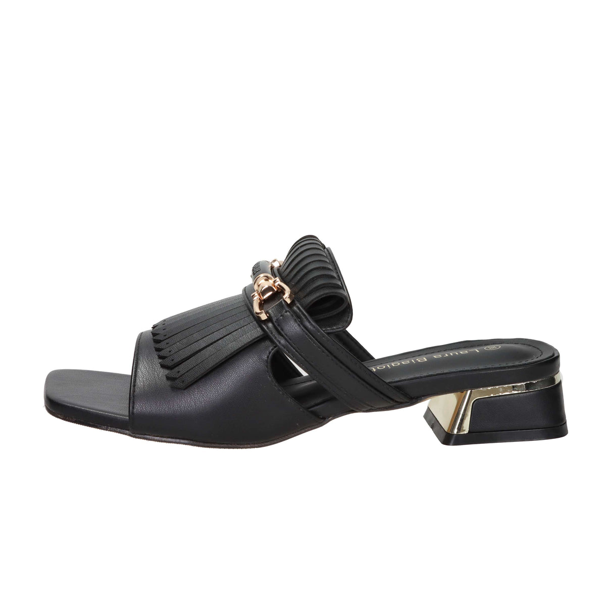 Laura Biagiotti Women Heeled Slipper 9724 Black
