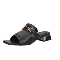 Laura Biagiotti Donna Ciabatta con tacco 9724 Nero