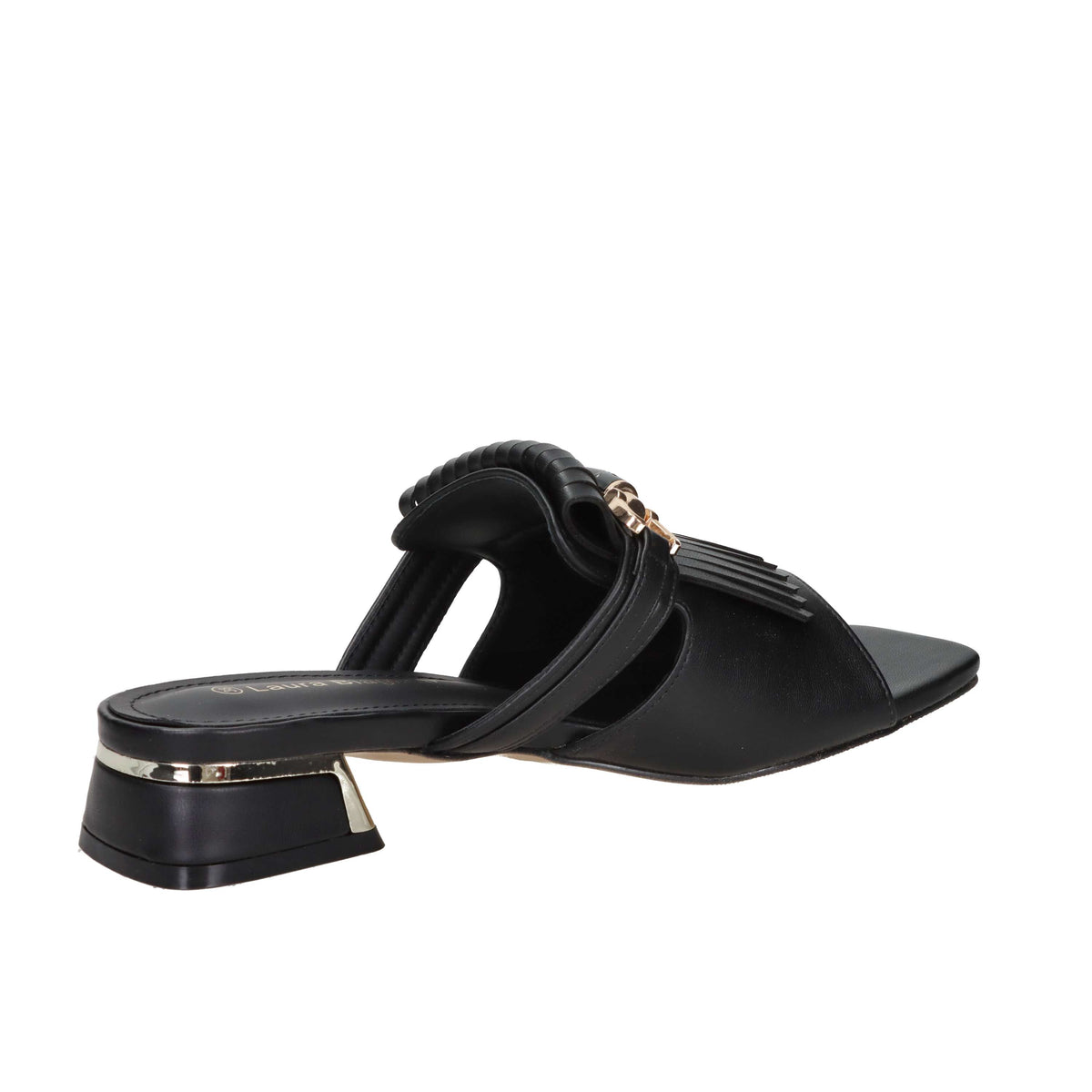 Laura Biagiotti Women Heeled Slipper 9724 Black