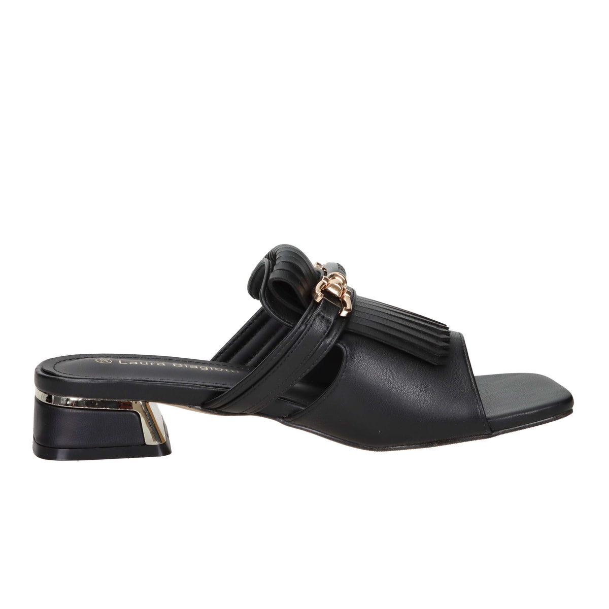 Laura Biagiotti Women Heeled Slipper 9724 Black