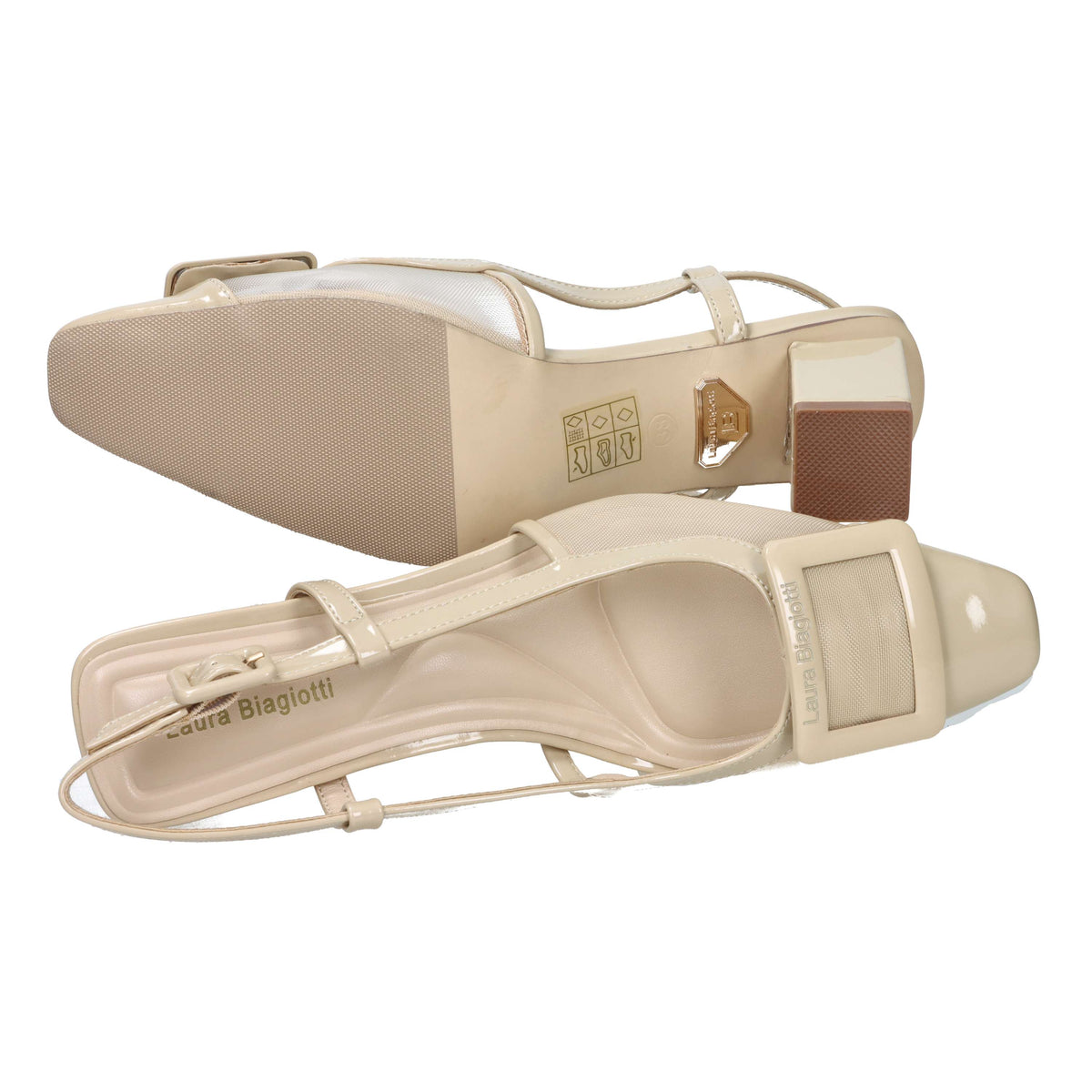 Laura Biagiotti Femme Slingback 9711 Beige