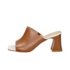Janet & Janet Women's Heeled Slippers J-802 Leather