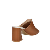 Janet & Janet Women's Heeled Slippers J-802 Leather