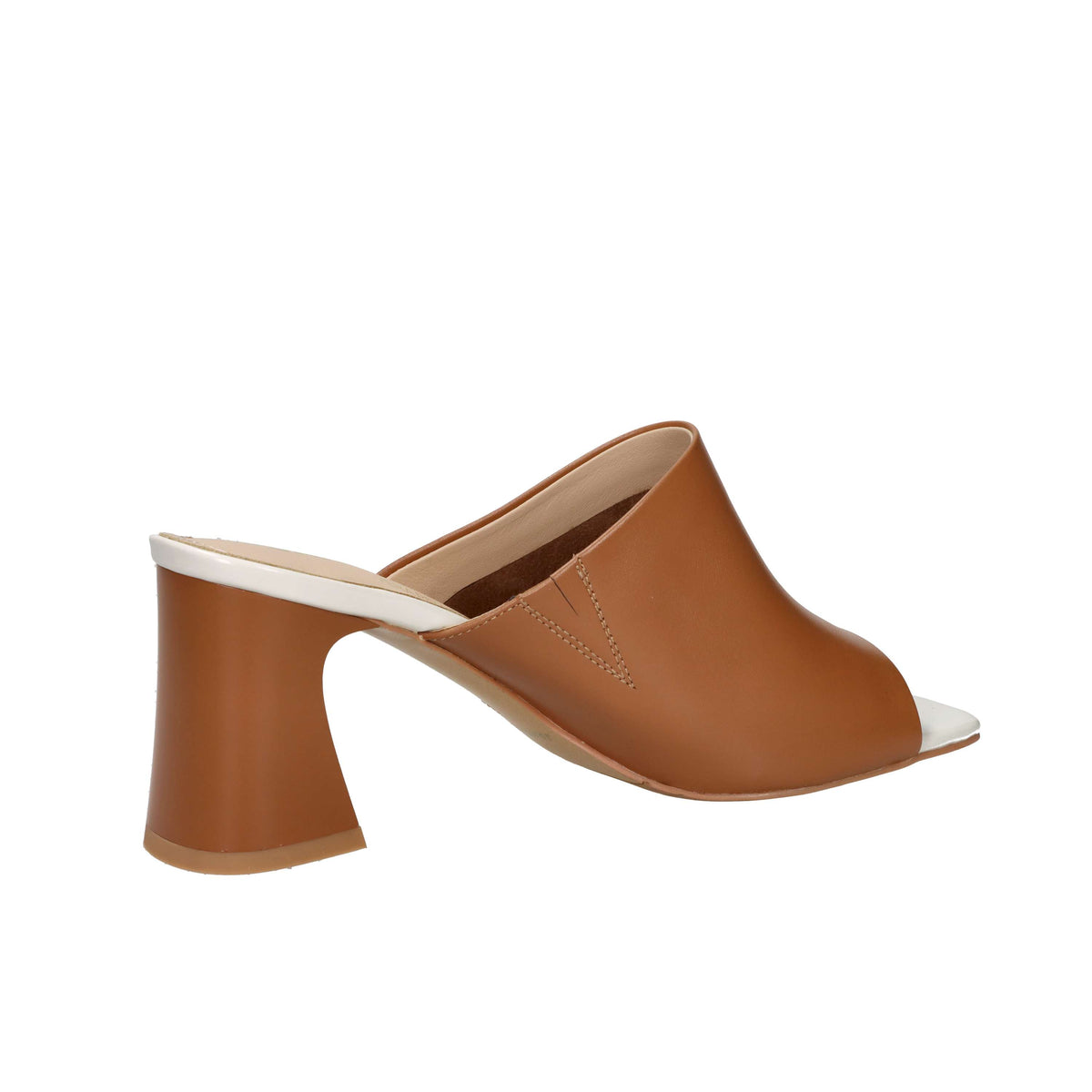 Janet & Janet Women's Heeled Slippers J-802 Leather