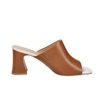 Janet & Janet Women's Heeled Slippers J-802 Leather