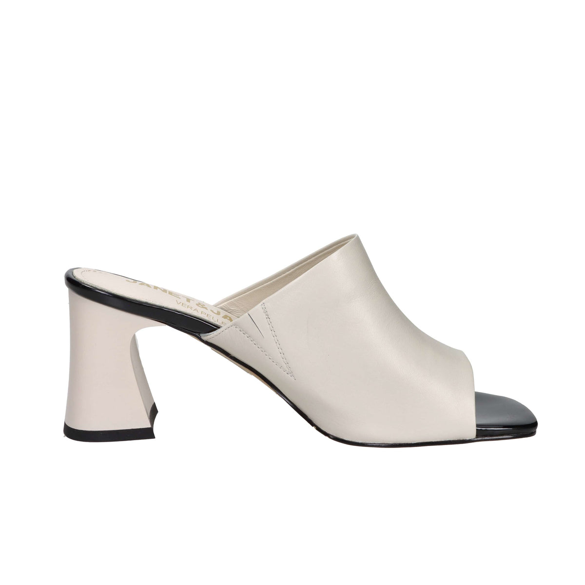 Janet & Janet Women's Heeled Slippers J-802 Ice
