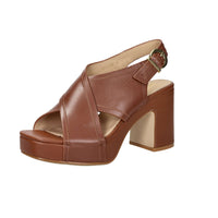Janet & Janet Women's Heeled Sandals J-651 Brown