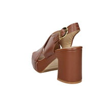 Janet & Janet Women's Heeled Sandals J-651 Brown