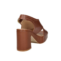 Janet & Janet Women's Heeled Sandals J-651 Brown