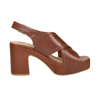 Janet & Janet Women's Heeled Sandals J-651 Brown