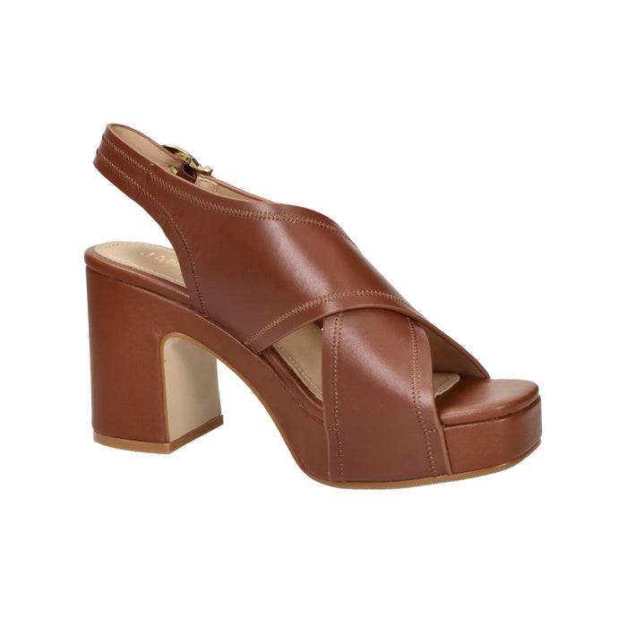 Janet & Janet Women's Heeled Sandals J-651 Brown