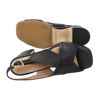 Janet & Janet Donna Sandalo con tacco J-651 Nero