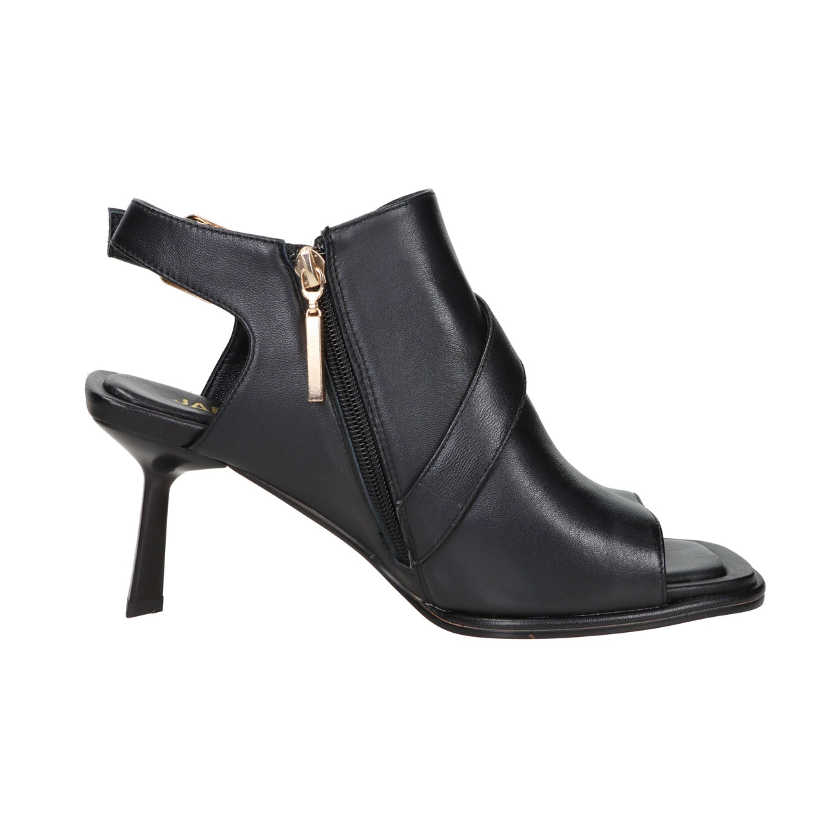 Janet & Janet Women's Heeled Sandals J-873 Black