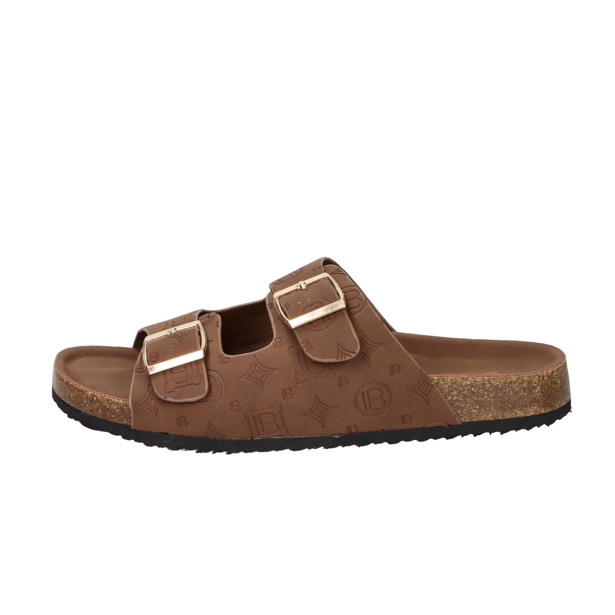 Laura Biagiotti Damen Flache Pantolette 9776 Braun