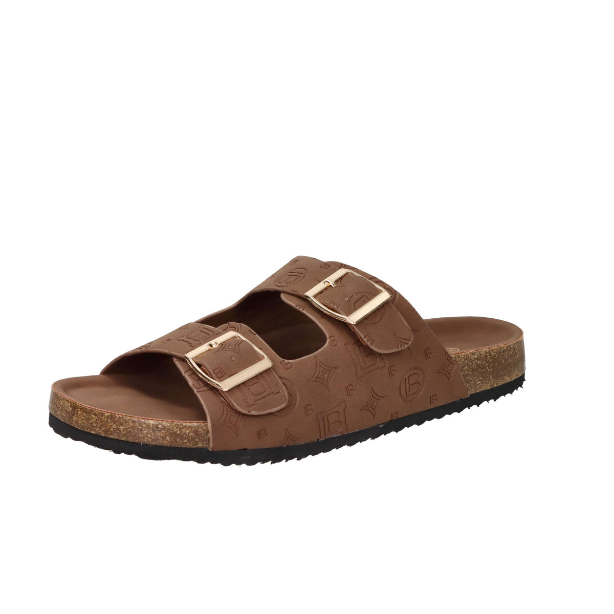 Laura Biagiotti Damen Flache Pantolette 9776 Braun