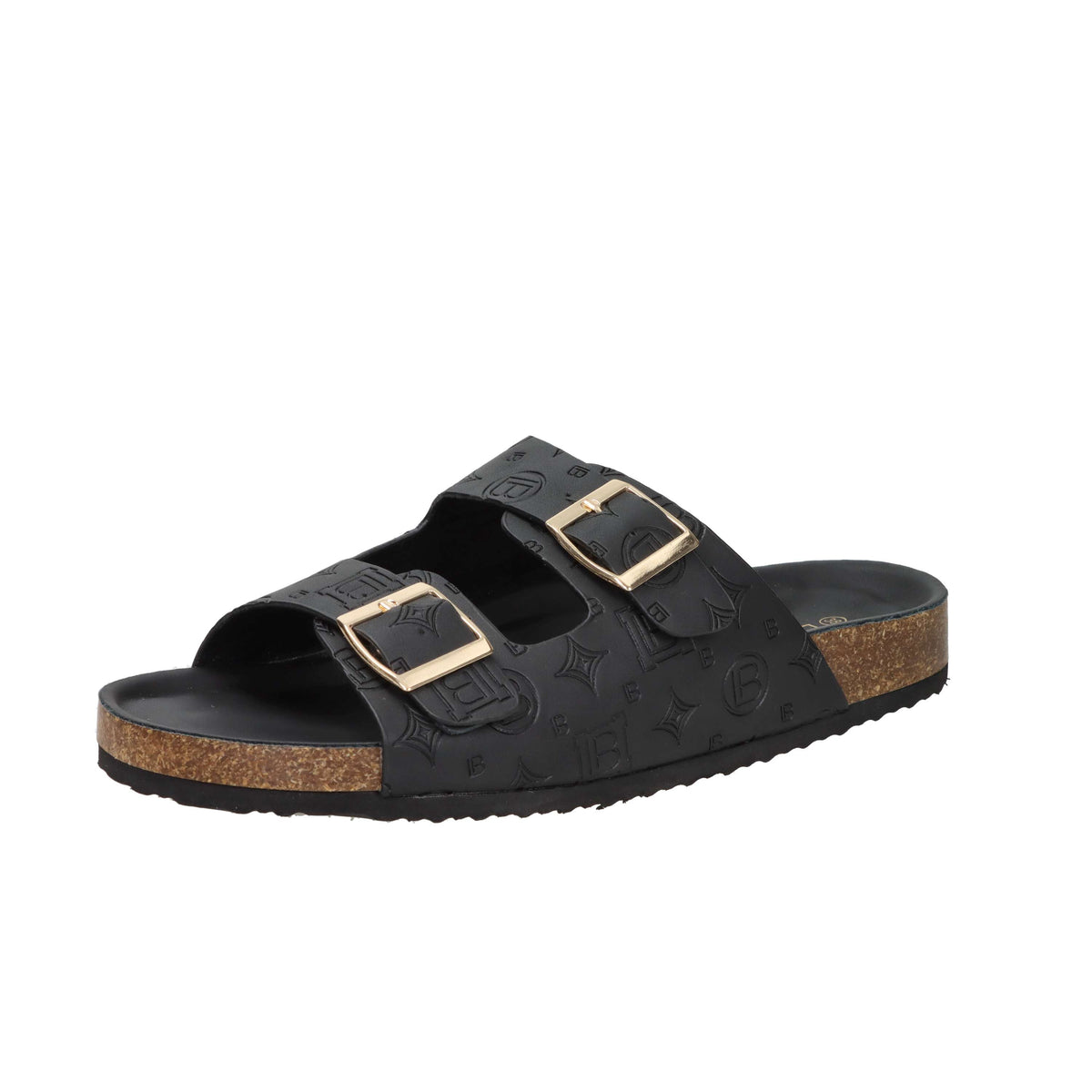 Laura Biagiotti Damen Flache Pantolette 9776 Schwarz