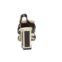 Laura Biagiotti Mujer Sandalia con tacón 9753 Marrón/Beige
