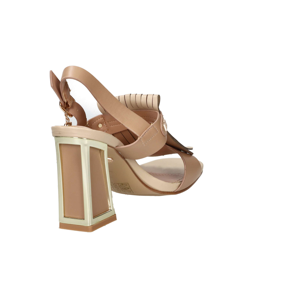 Laura Biagiotti Mujer Sandalia con tacón 9753 Beige