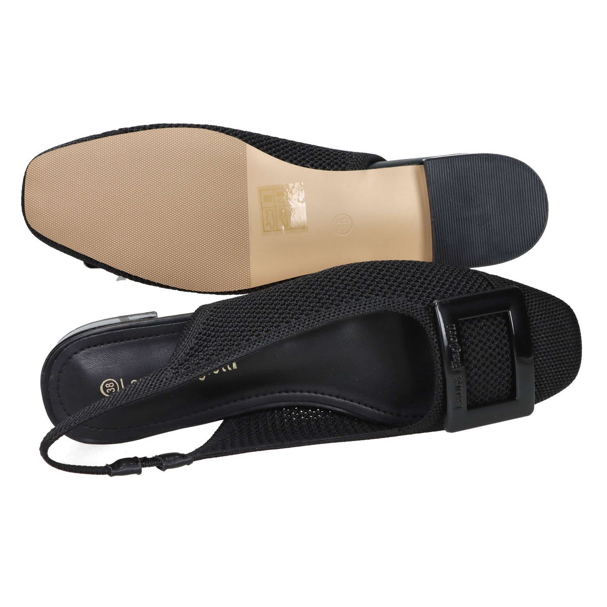 Laura Biagiotti Femme Slingback 9703 Noir