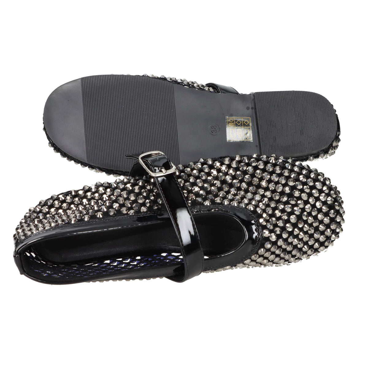 Laura Biagiotti Damen Ballerinas 9697 Schwarz