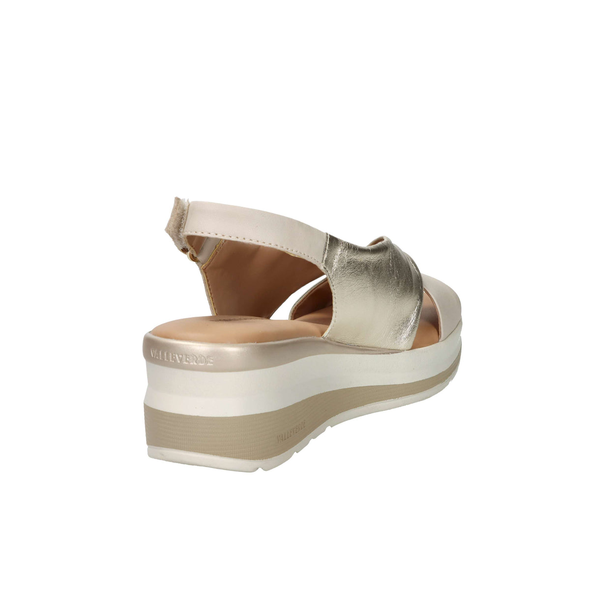 Valleverde Donna Sandalo con zeppa VGI320W Beige