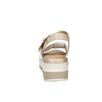 Valleverde Donna Sandalo con zeppa VGI321W Bianco/Beige