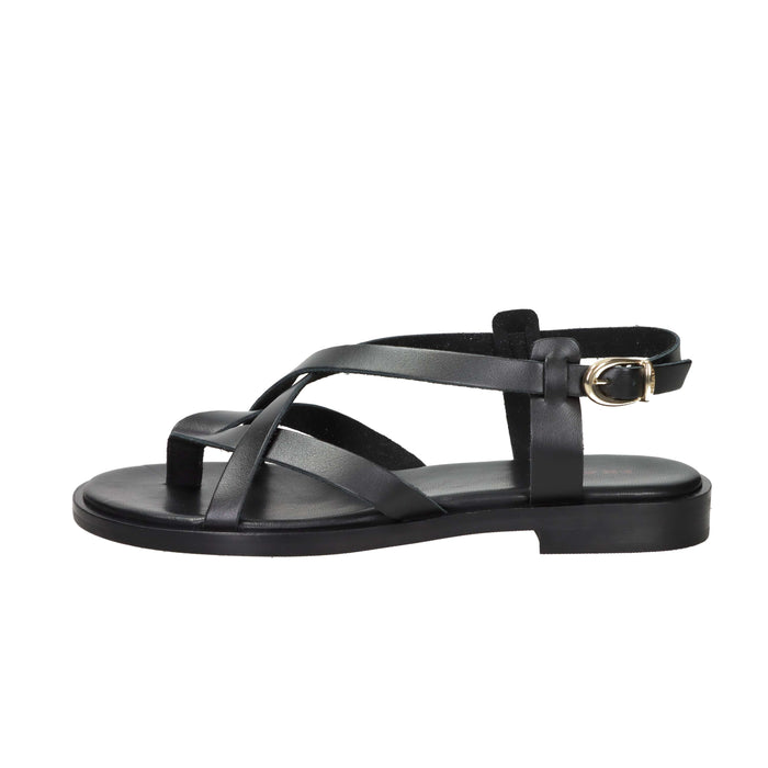 Frau Donna Sandalo basso 86M2 Nero