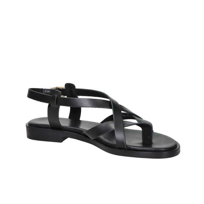 Frau Donna Sandalo basso 86M2 Nero
