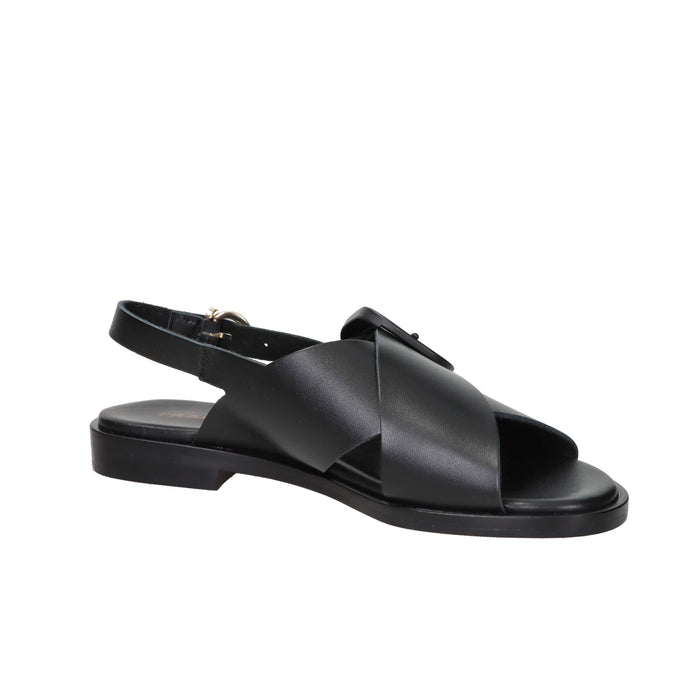 Frau Donna Sandalo basso 85M6 Nero