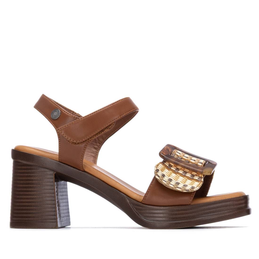 Refresh Damen Sandale mit Absatz 175027 Lederfarben